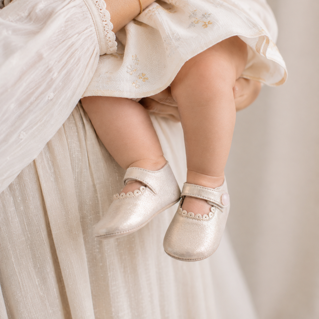 Baby Mary Jane | Talc Leather