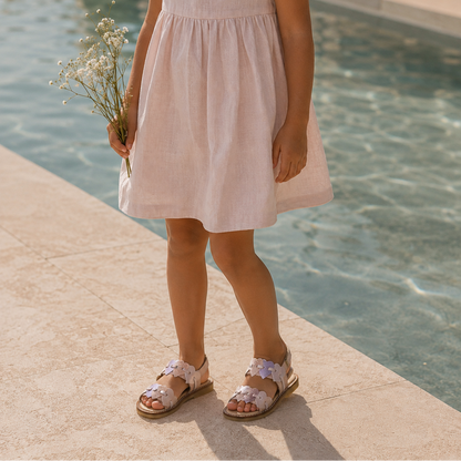 Cuore Sandal | Pink Leather