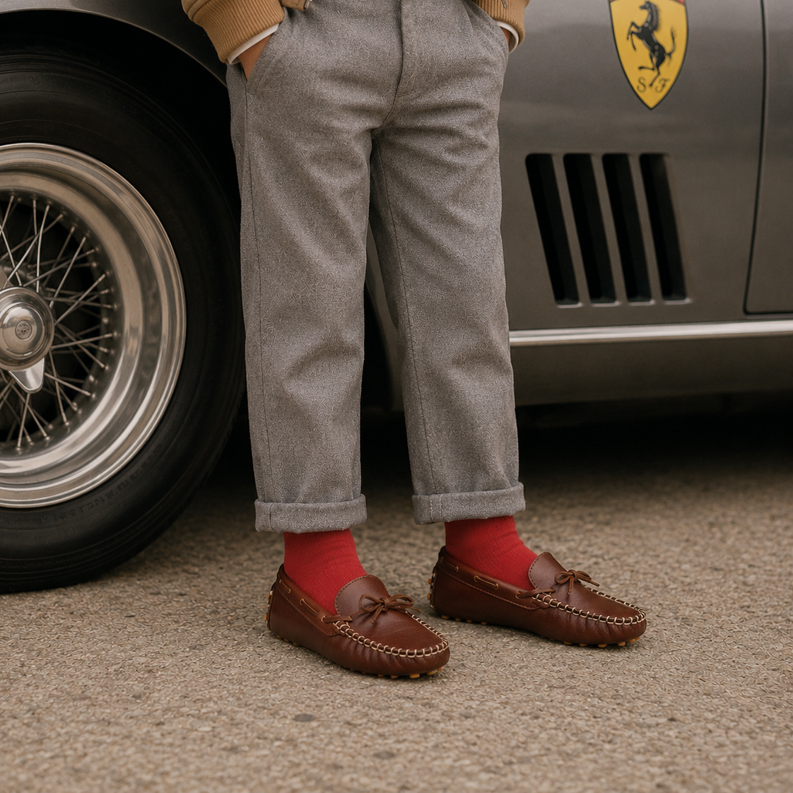 Mocassin de conducteur Apache marron