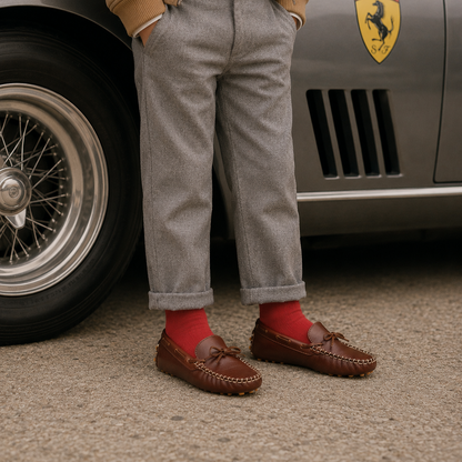 Mocassin de conducteur Apache marron