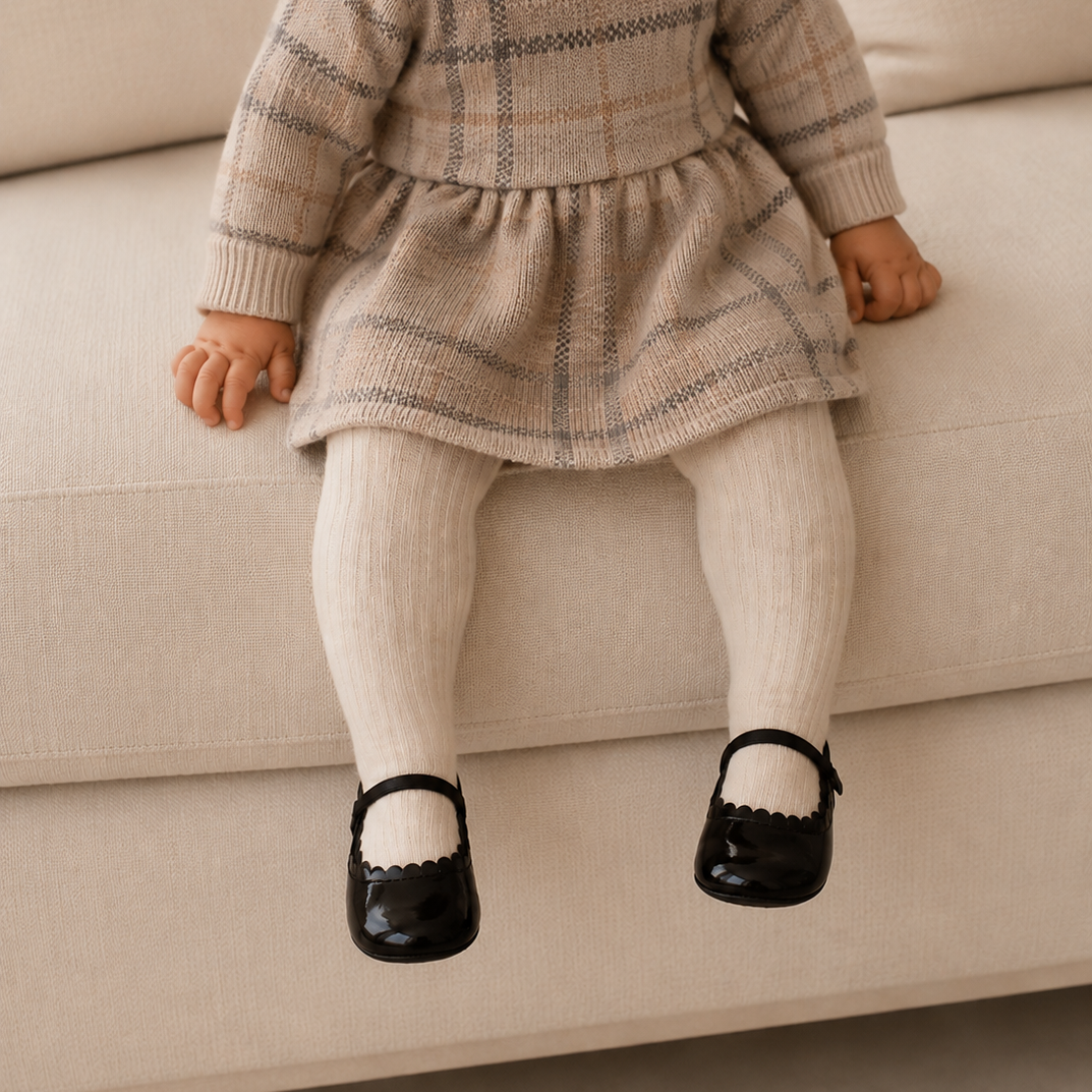 Ava Baby Ballet Vernis Noir