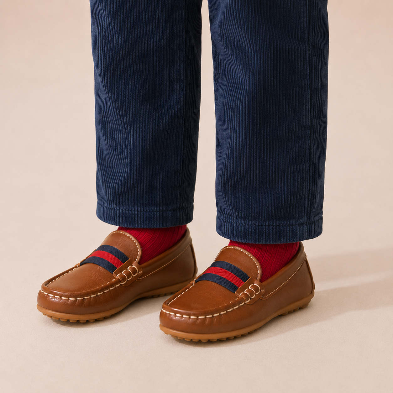 Mocassins Club marron naturel