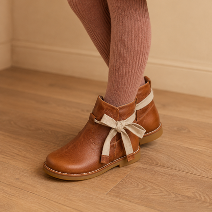 Bottines marron ensoleillé