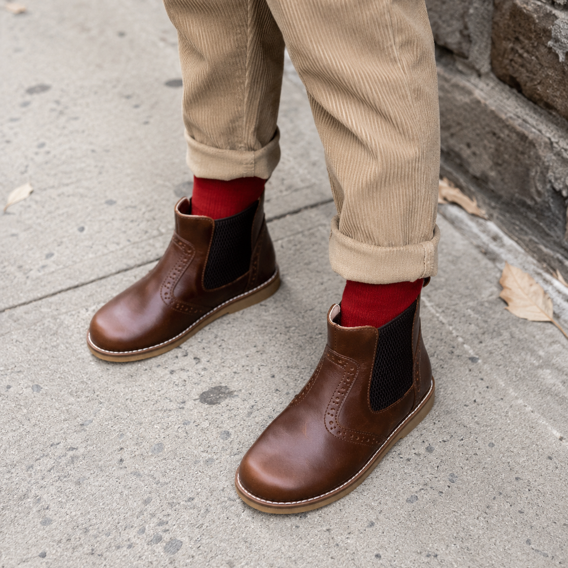 Leather Bootie | Apache Brown