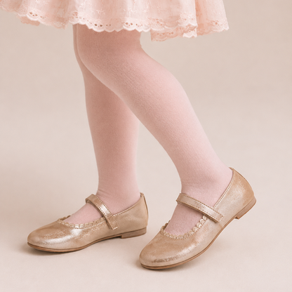 Aria Ballet Flat | Blush Leather