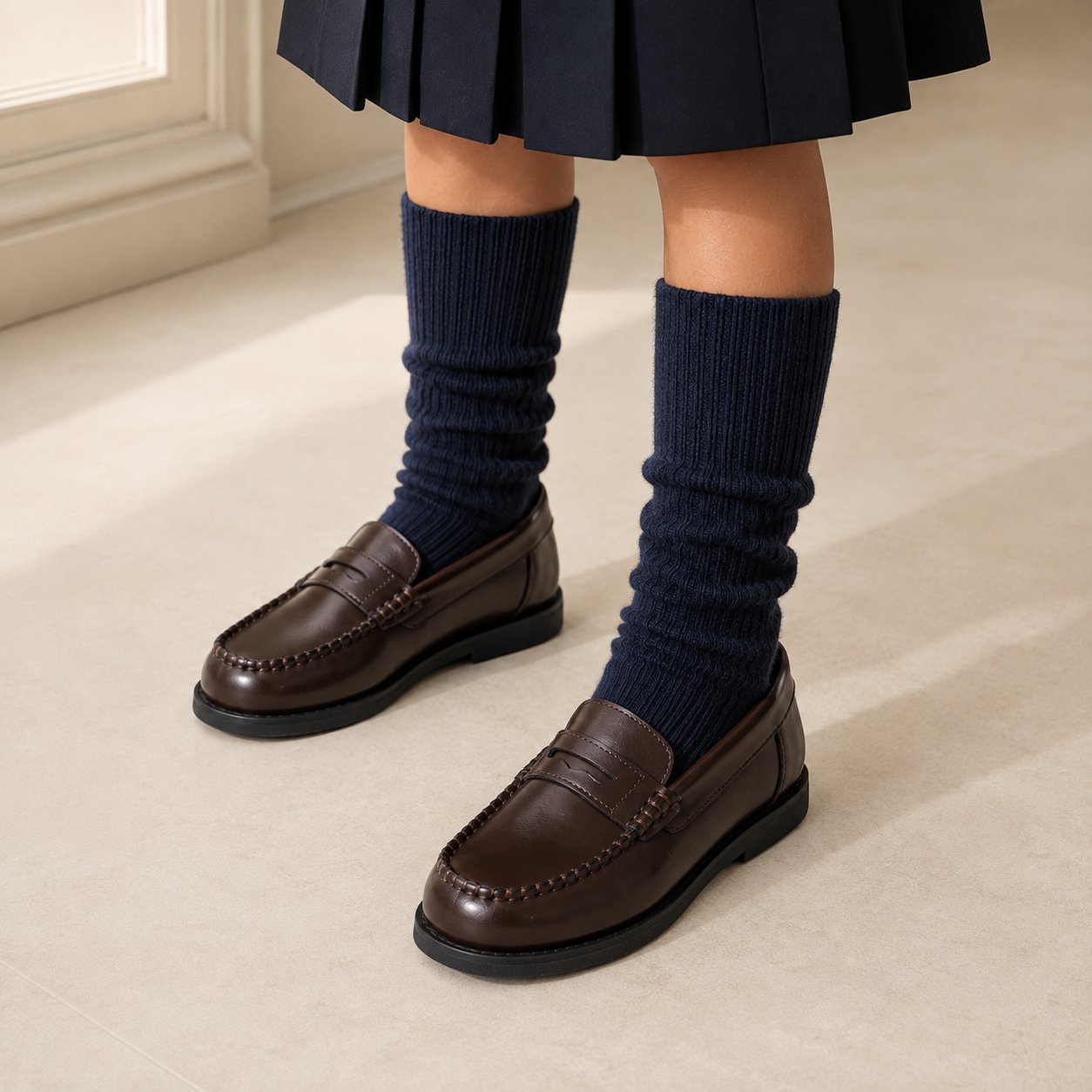 Scholar Moccasin | Brown Leather