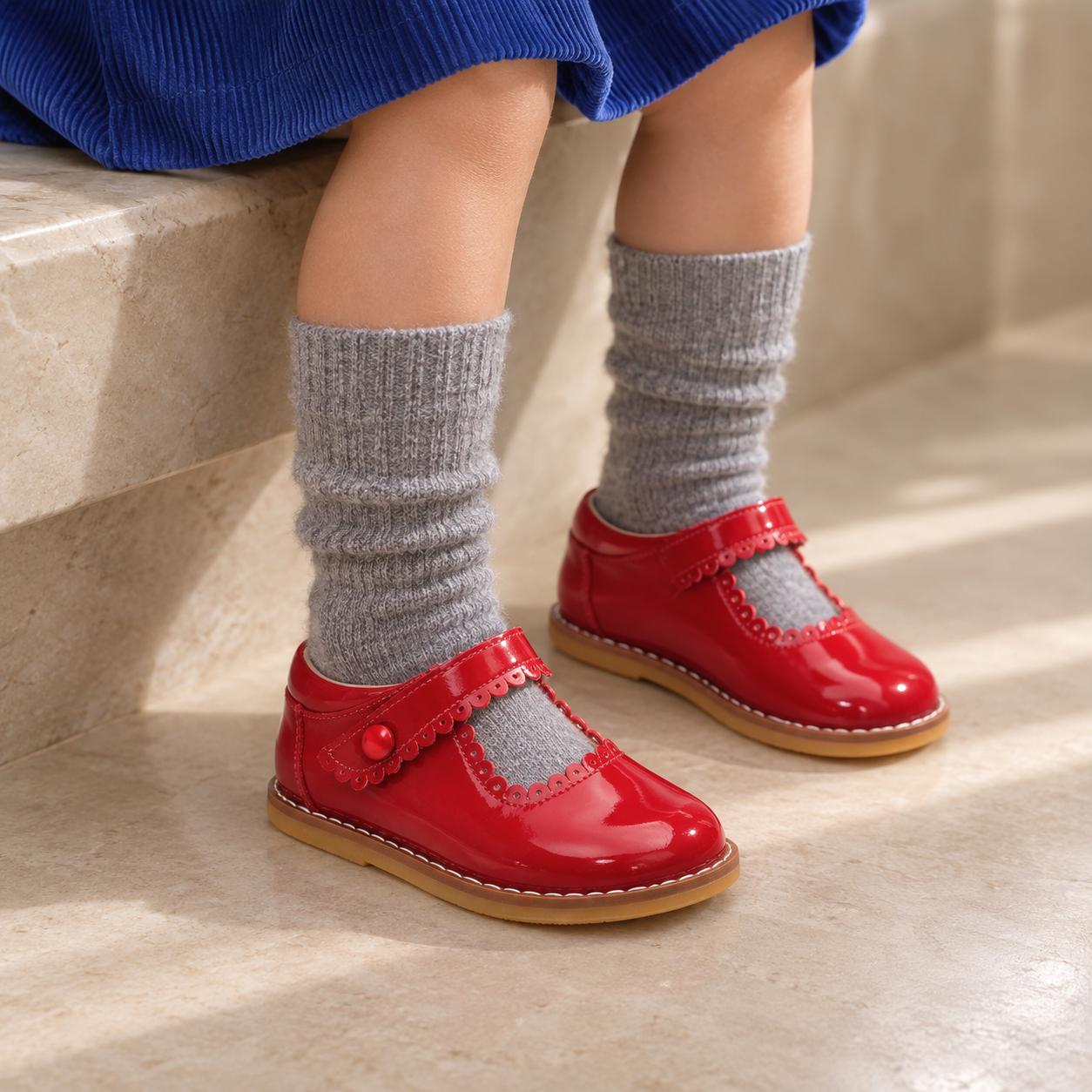 Toddler Mary Jane | Red Patent Leather