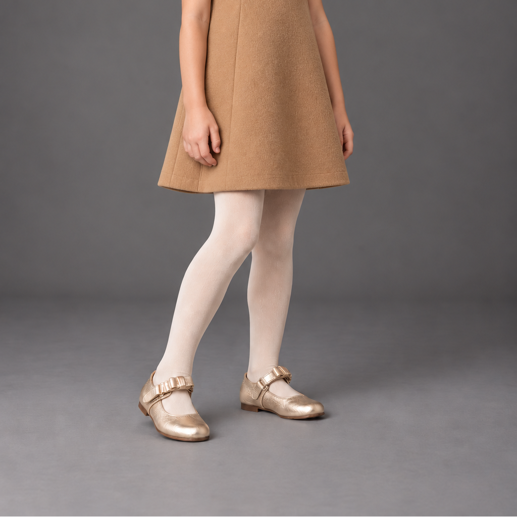 Charlotte Mary Jane | Gold Leather