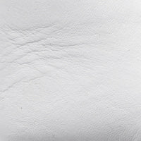 White smooth leather texture with subtle natural grain and light creases.