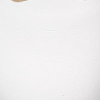 Elephantito - White toddler flats with a smooth leather upper and rounded toe.