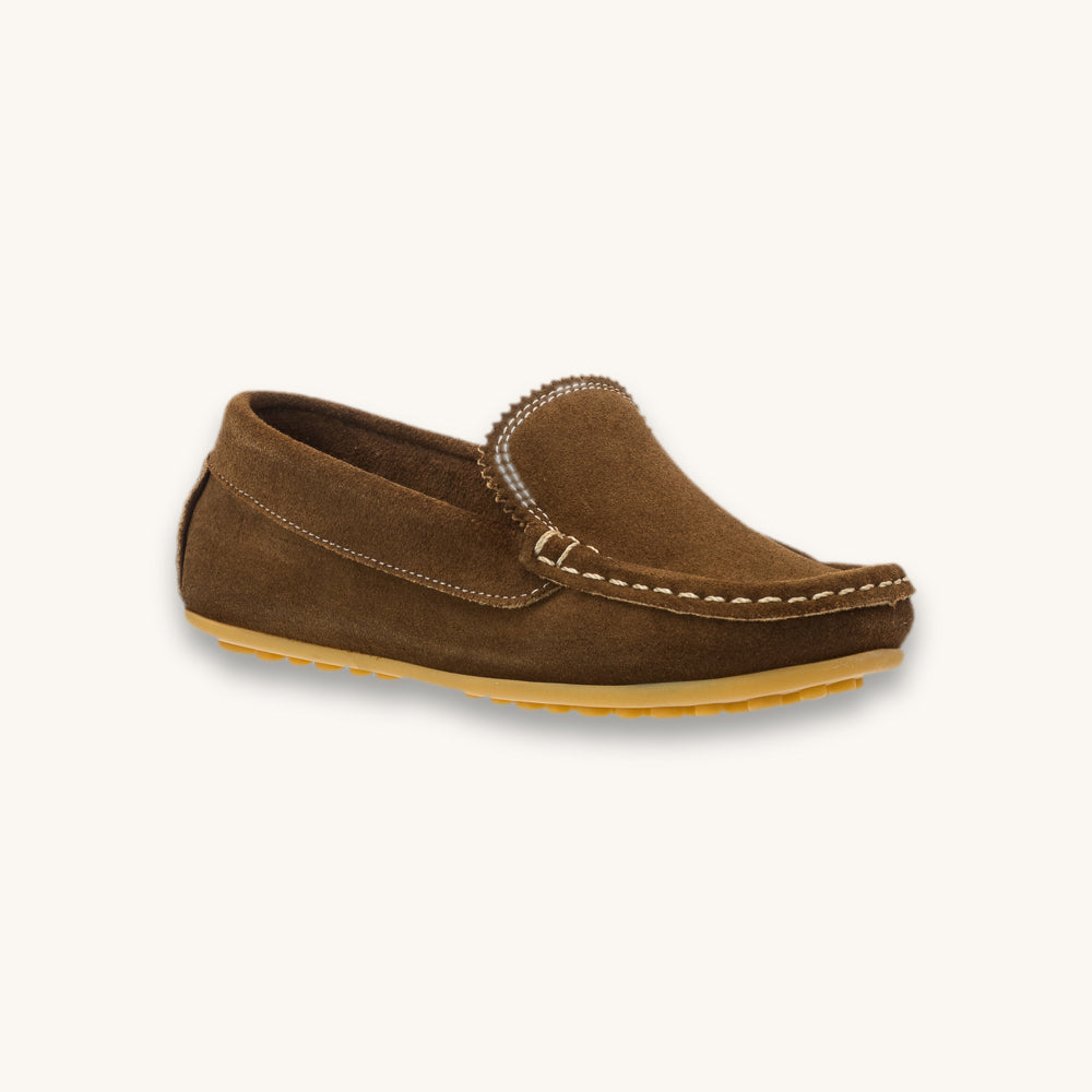 Antton Driver Moccasin | Chestnut Suede