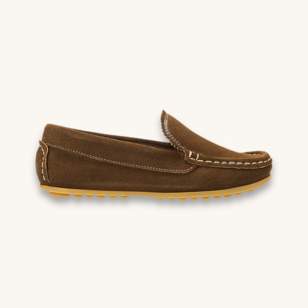 Antton Driver Moccasin | Chestnut Suede