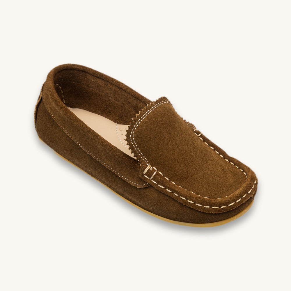 Antton Driver Moccasin | Chestnut Suede