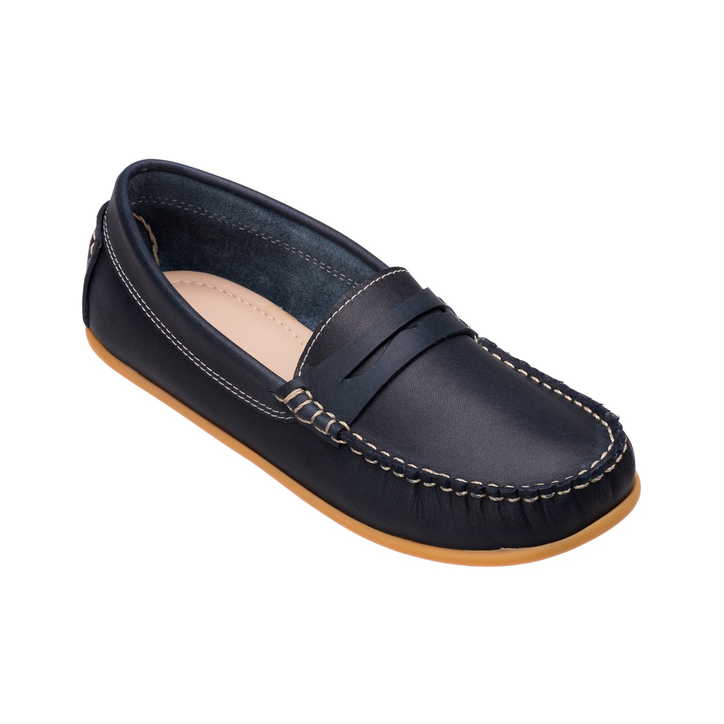 JP Moccasin Blue kids' loafers and moccasins