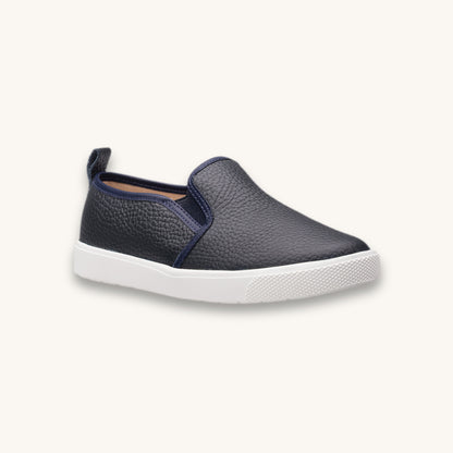 Mocassins classiques texturés bleus