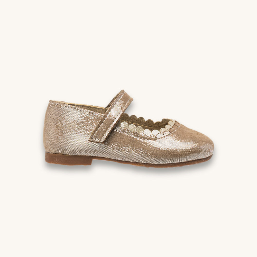 Toddler Aria Ballet Flat | Blush Leather