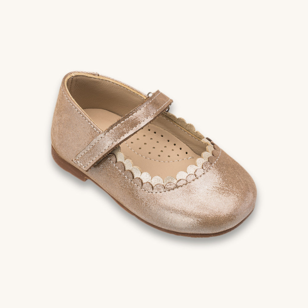 Toddler Aria Ballet Flat | Blush Leather