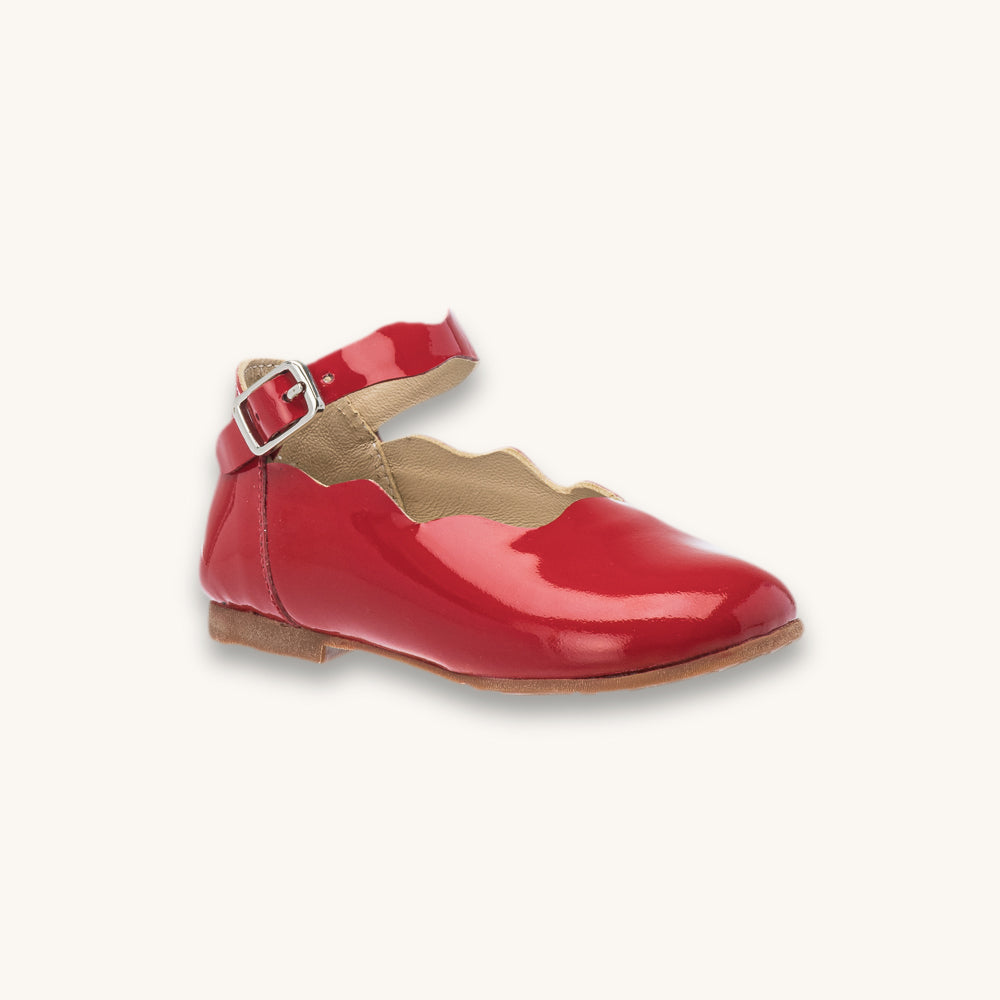 Toddler Ondina Ballet Flat | Red Leather