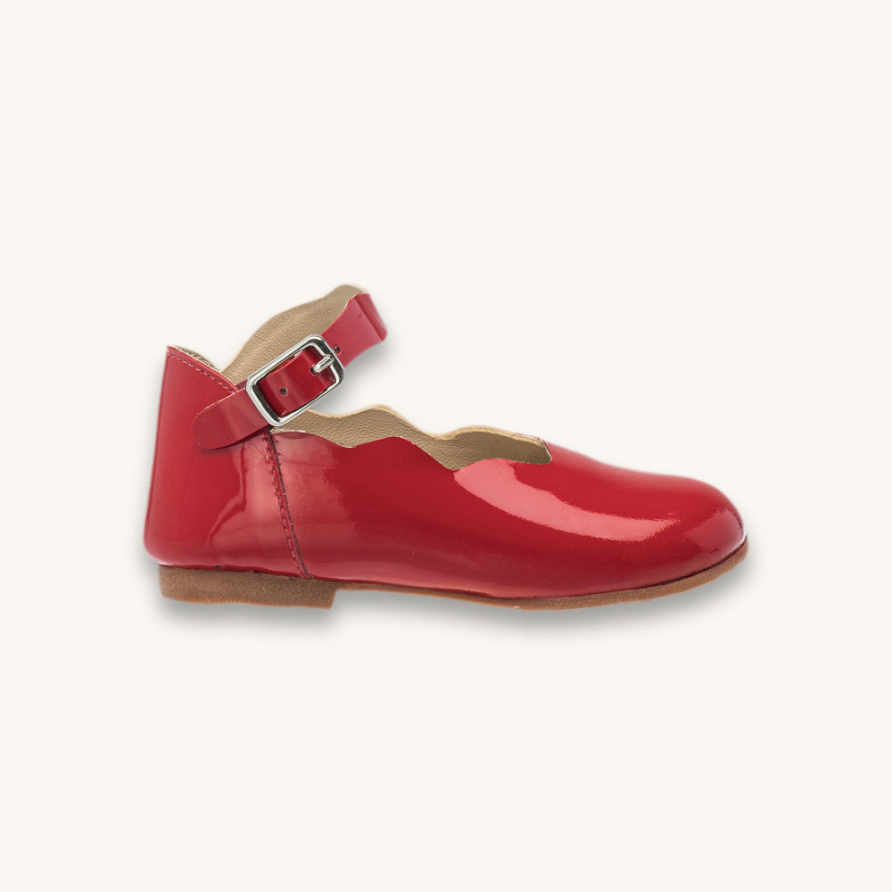 Toddler Ondina Ballet Flat | Red Leather