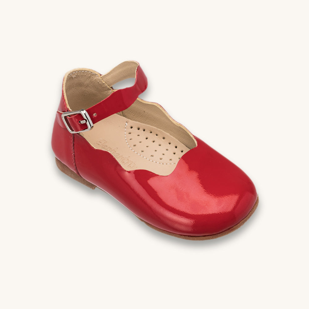Toddler Ondina Ballet Flat | Red Leather