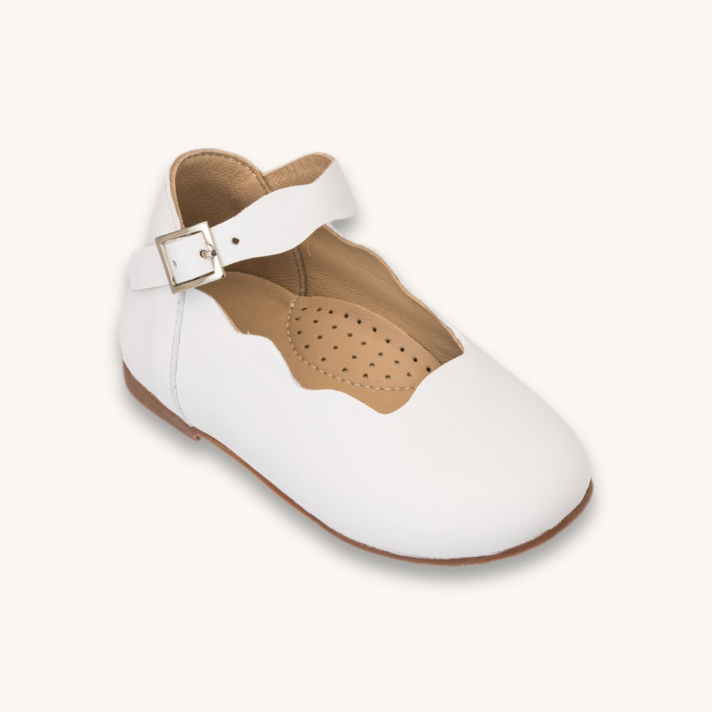 Ballerines blanches Ondina pour tout-petit