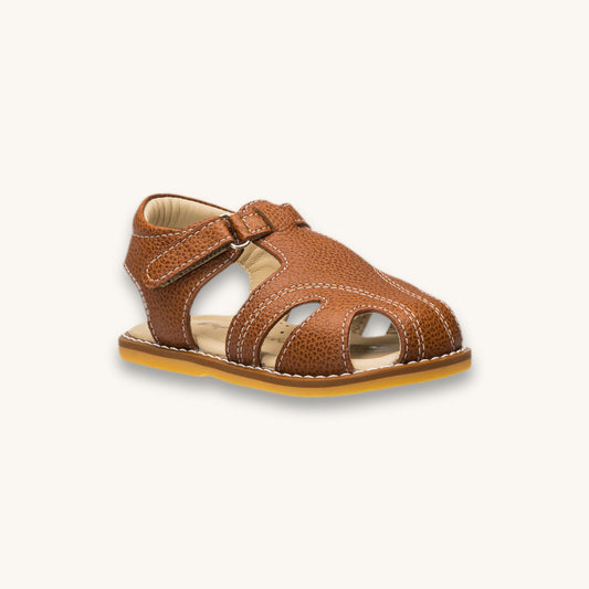 Toddler Spencer Sandal | Caramel Leather