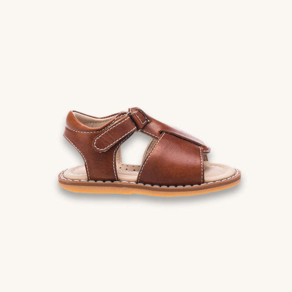 Sandales pour garçons et tout-petits, couleur naturelle
