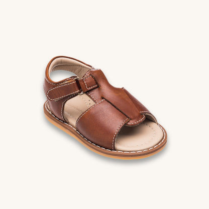 Sandales pour garçons et tout-petits, couleur naturelle