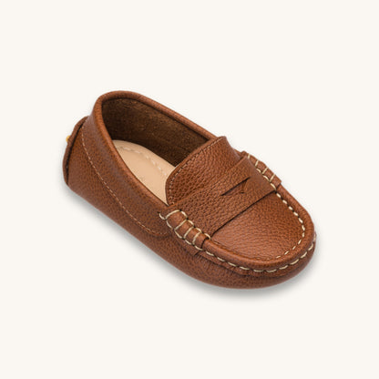 Toddler Lakke Driver Loafer | Tan Leather