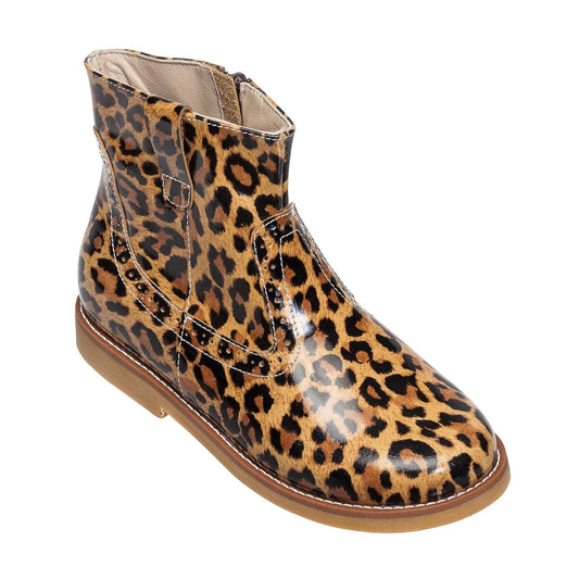 Madison Ankle Boot Patent Leopard