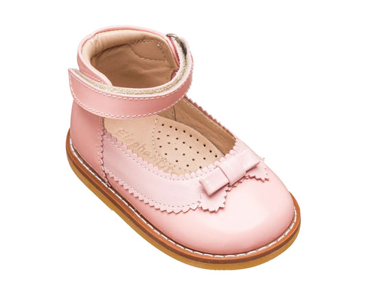 Mary Jane with Bow Patent Pink