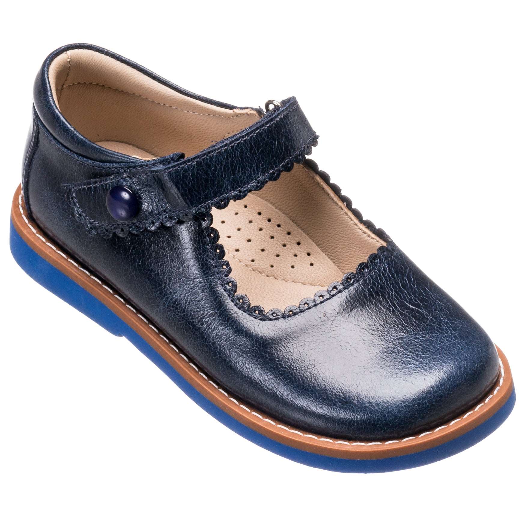 Mary Jane Toddler Lapiz Blue