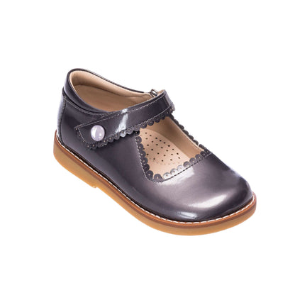 Mary Jane Toddler Patent Steel