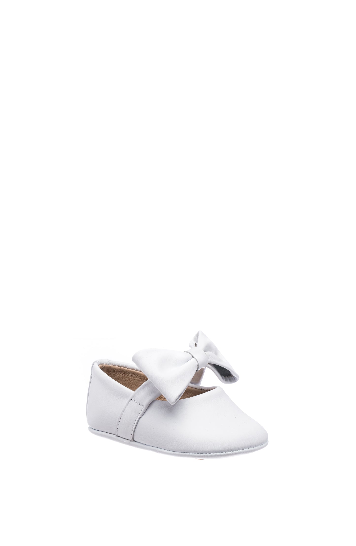 Baby Ballerina with Bow White