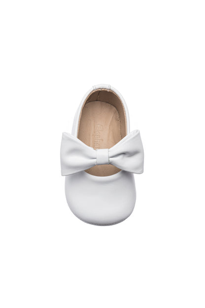 Baby Ballerina with Bow White