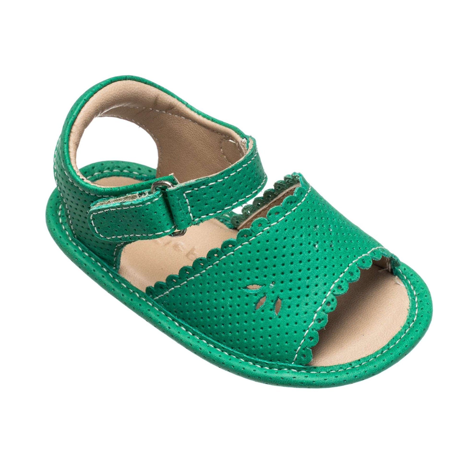 Sandal W/Scallop Green