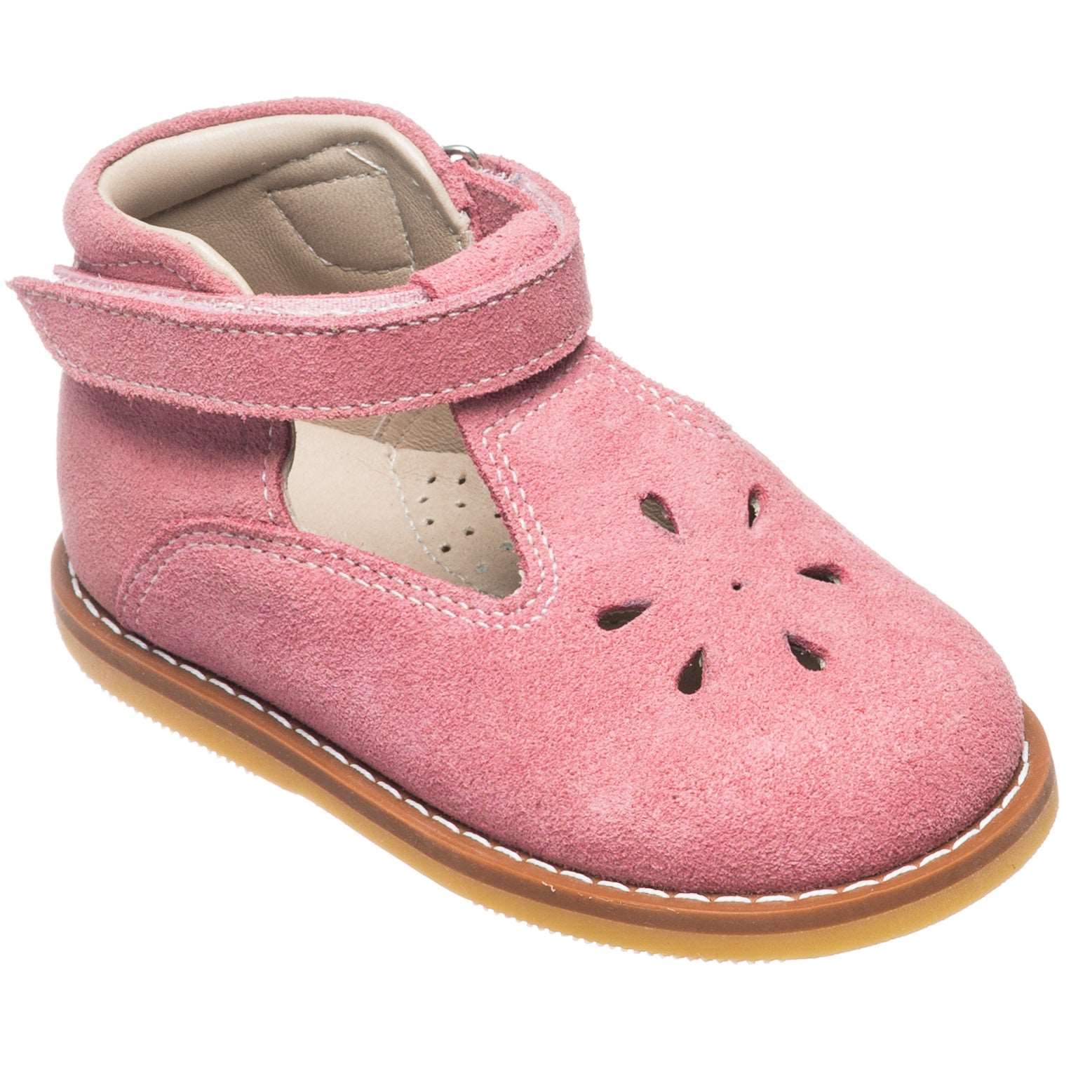 Suede T Bar Pink