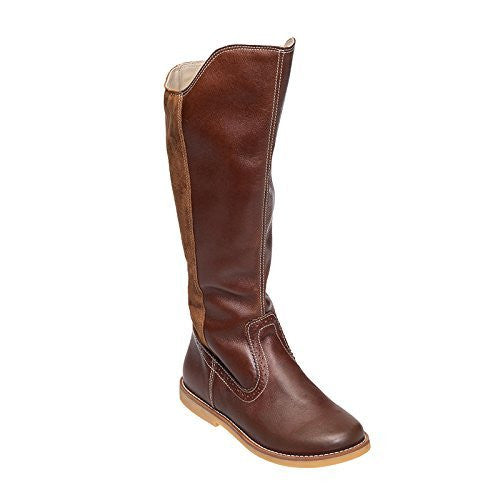 Color Block Tall Boot Brown
