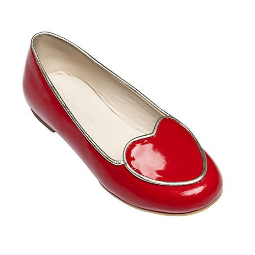 Cuore Ballerina Patent Red