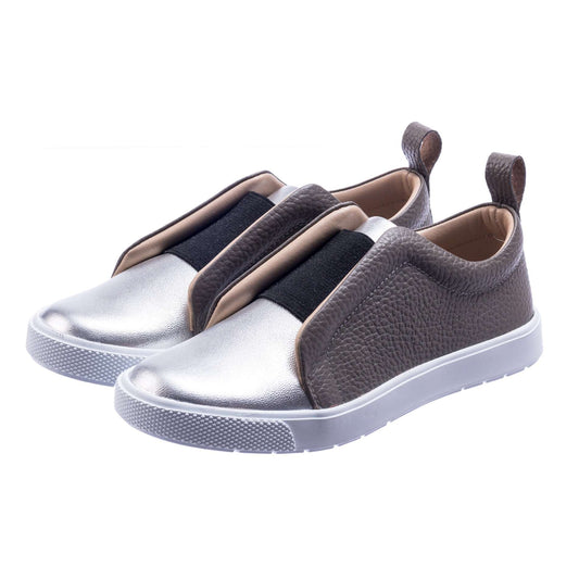 Indie Slip-on Metallic Silver
