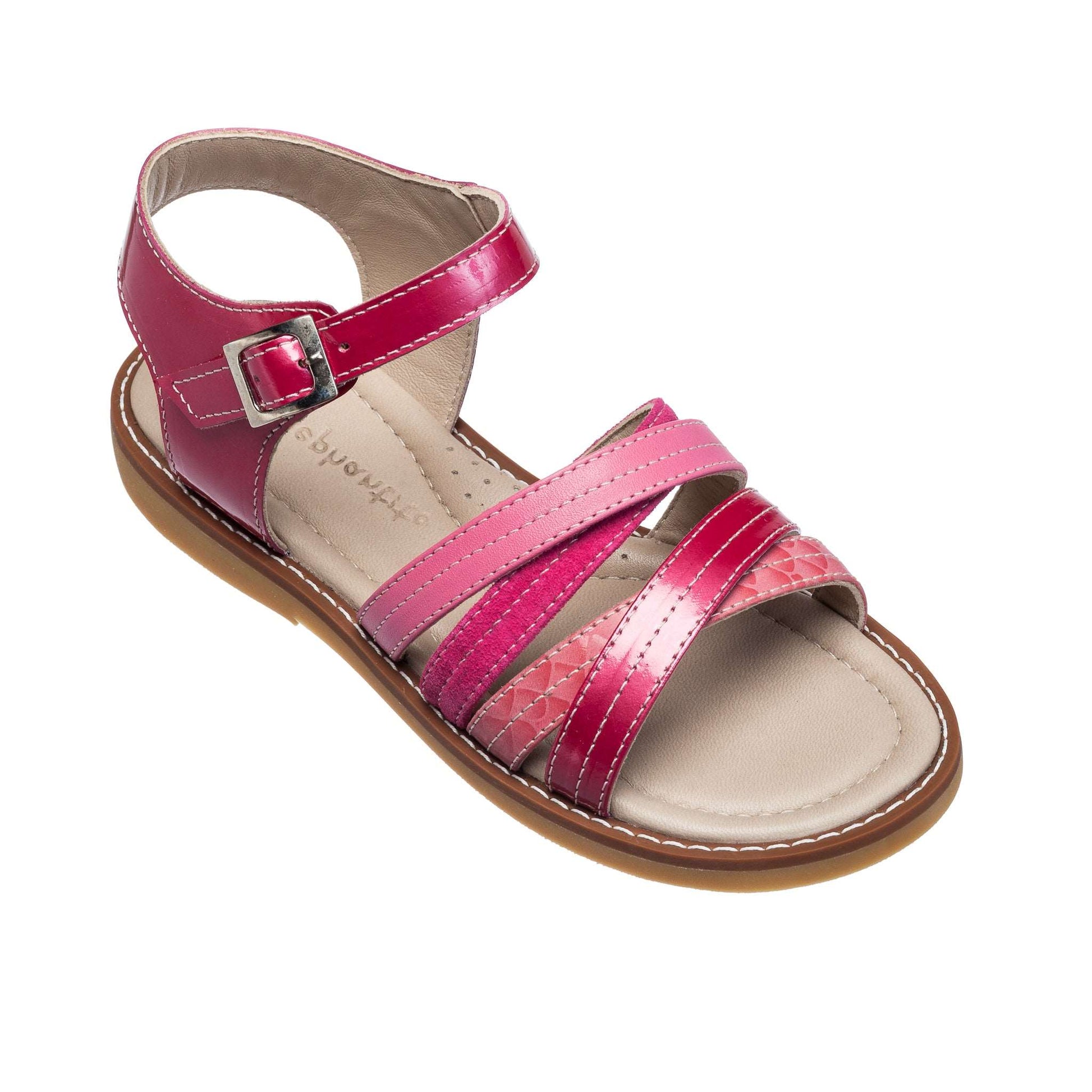 Crossed Sandal Hot Pink